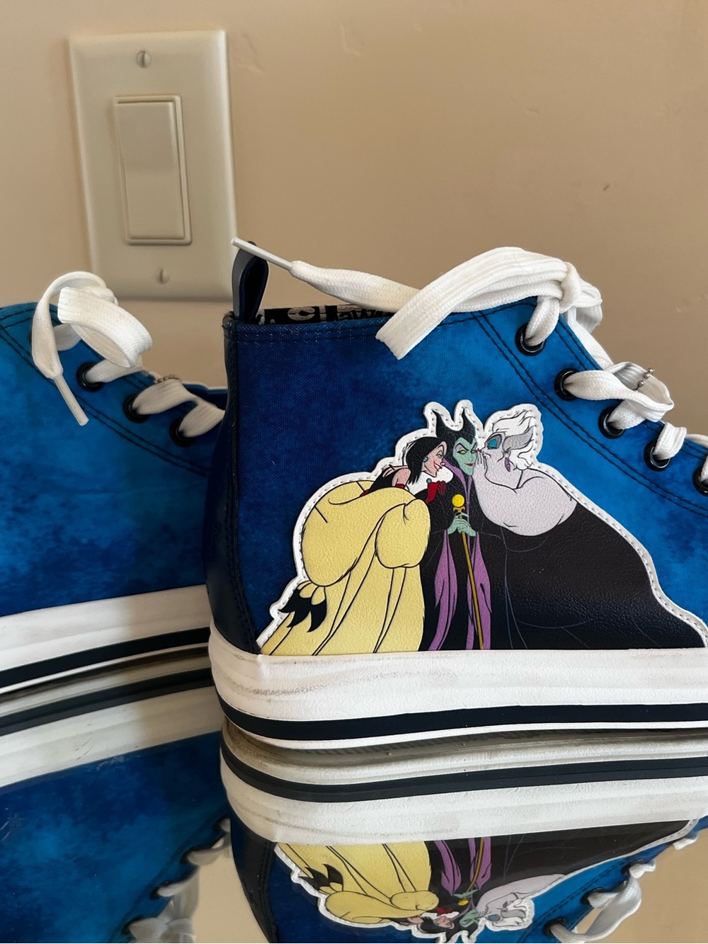Disney Villains Blue Canvas Sneakers - Picture 5 of 16